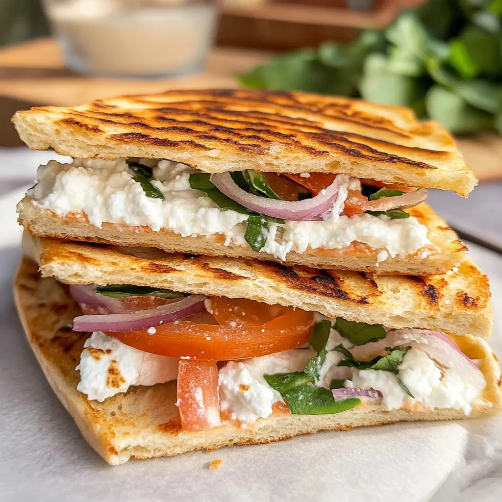 Looking for a quick and healthy snack? This Cottage Cheese Flatbread recipe is packed with protein and flavor! Made with simple ingredients, it's perfect for a light lunch or as an appetizer. Enjoy it topped with your favorite spreads or fresh veggies. Save this pin for a nutritious and satisfying option any time of the day!