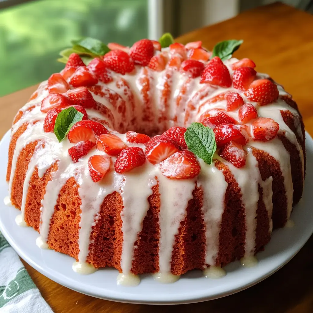 Treat yourself to a delightful Easy Strawberry Pound Cake that's perfect for any occasion! This recipe features fresh strawberries and a buttery, moist cake that will impress your family and friends. It's a simple, no-fuss treat that’s great for picnics, birthdays, or just a cozy dessert at home. Be sure to save this tasty recipe for your next gathering!