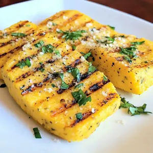 Make your meals unforgettable with this delicious Grilled Polenta! This unique recipe features creamy polenta grilled to perfection, creating a delightful crispy exterior and a soft, warm center. It's perfect as a side dish or a tasty base for your favorite toppings. Save this pin for your next cookout or family gathering!