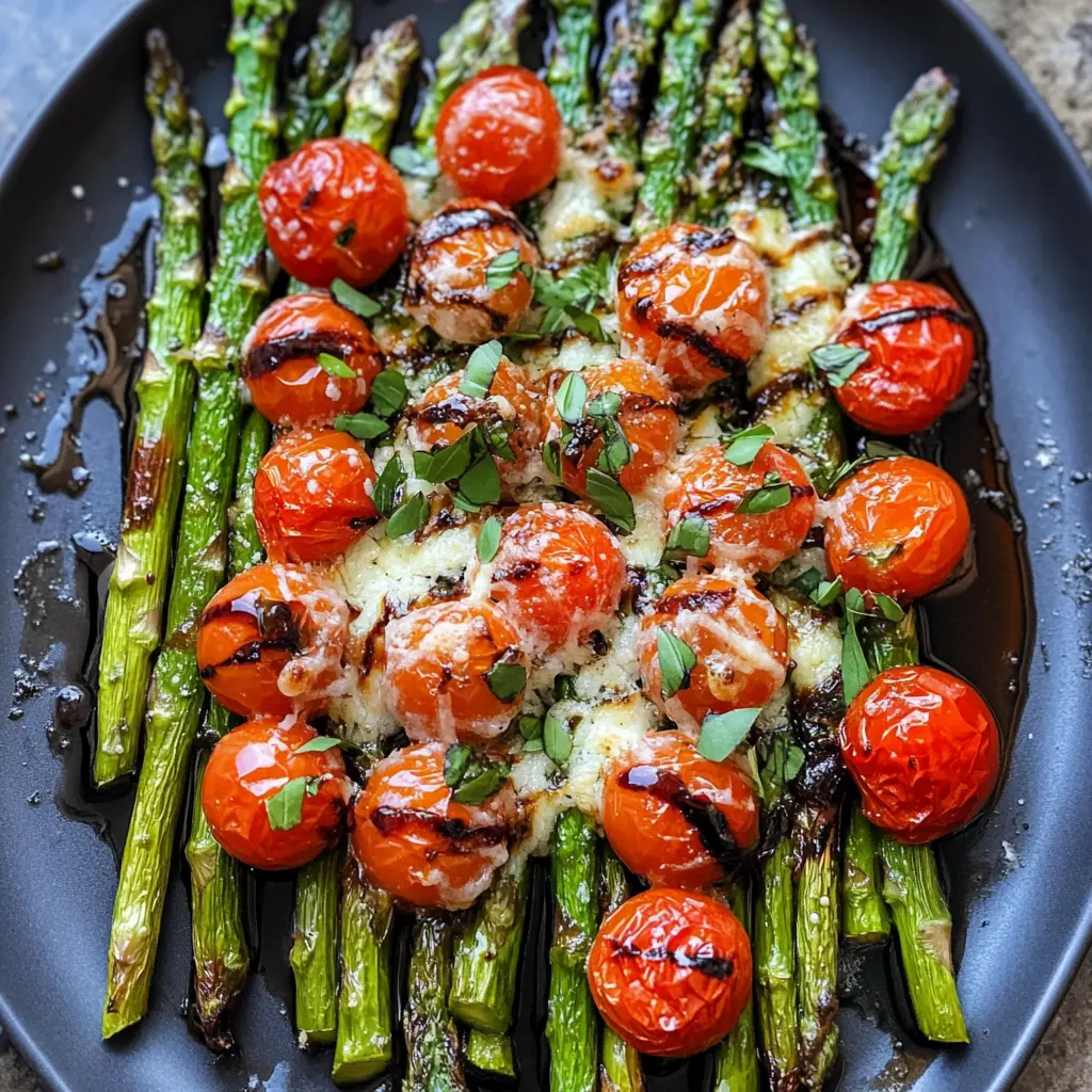 Brighten up your dinner with this delicious Parmesan Roasted Asparagus tossed with juicy tomatoes and a splash of balsamic glaze! Perfect as a side dish or a light main, this recipe is all about fresh flavors and simple ingredients. Don’t forget to save this pin for your next meal—ideal for gatherings or everyday dinners!