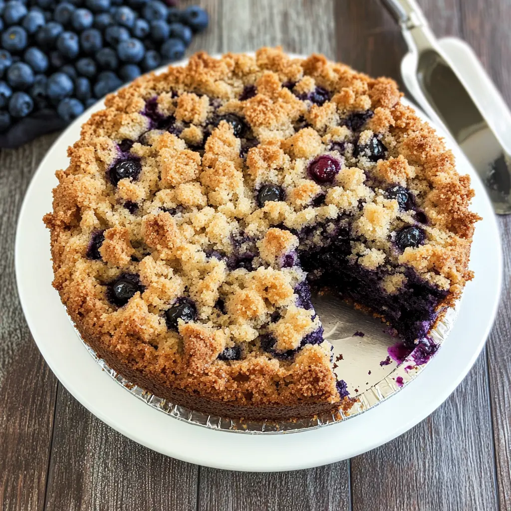 This Quick and Easy Blueberry Banana Crumb Cake is the perfect combination of sweet bananas and juicy blueberries, all topped with a buttery crumb topping. Bake it for breakfast or a delightful afternoon snack! Save this recipe for your next gathering or family brunch, and enjoy this mouthwatering treat anytime!