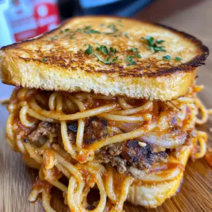 This Spaghetti SmashBurger is a game-changer! Imagine perfectly seasoned beef patties topped with seasoned spaghetti, marinara sauce, and melty cheese, all nestled between toasted burger buns. It’s the ultimate fusion of comfort food that everyone will love. Save this recipe for your next cookout or family dinner and surprise your guests with this delicious twist on a classic!