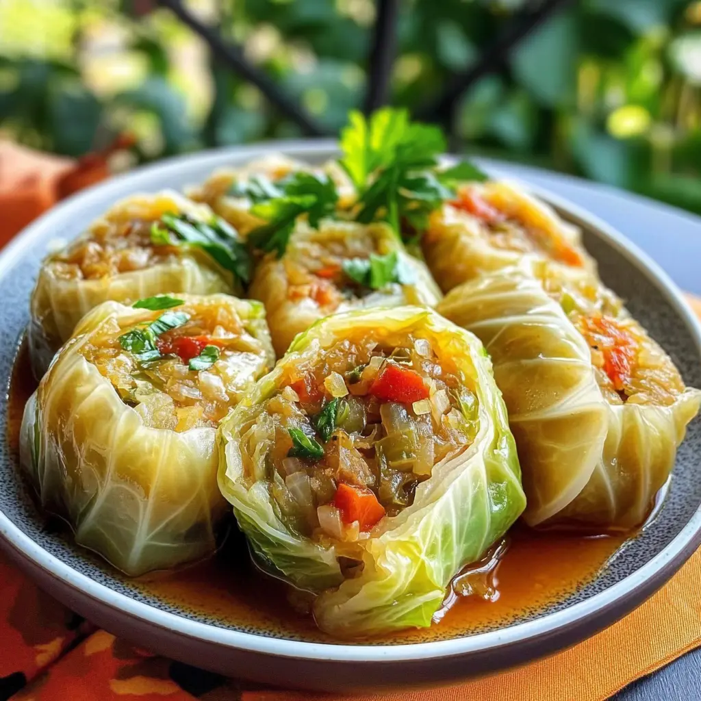 These delicious stuffed cabbage rolls are perfect for a hearty meal! Filled with tender meat and rice, they're wrapped in cabbage leaves and simmered in a rich tomato sauce. Ideal for family dinners or meal prep, these rolls bring warmth and comfort to your table. Save this recipe for a flavorful feast your loved ones will appreciate!