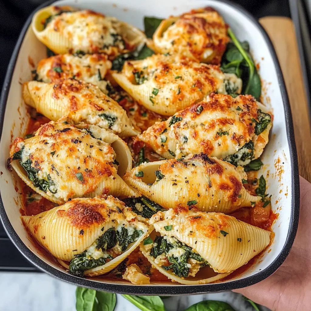 Looking for a comforting pasta dish? These Turkey and Spinach Stuffed Shells are a hit at dinner tables! Filled with lean turkey and fresh spinach, they're delicious and loaded with flavor. Perfect for family gatherings or weeknight meals, this recipe can be a crowd-pleaser. Save this for your next cooking adventure and enjoy a hearty meal!