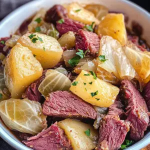 Warm up your dinner routine with this Instant Pot Corned Beef and Cabbage recipe! This deliciously tender corned beef is paired perfectly with savory cabbage and flavorful veggies, making it a complete meal in no time. Save this recipe for St. Patrick's Day or any day you're in the mood for comfort food. Your family is sure to love the ease and richness of this classic dish!