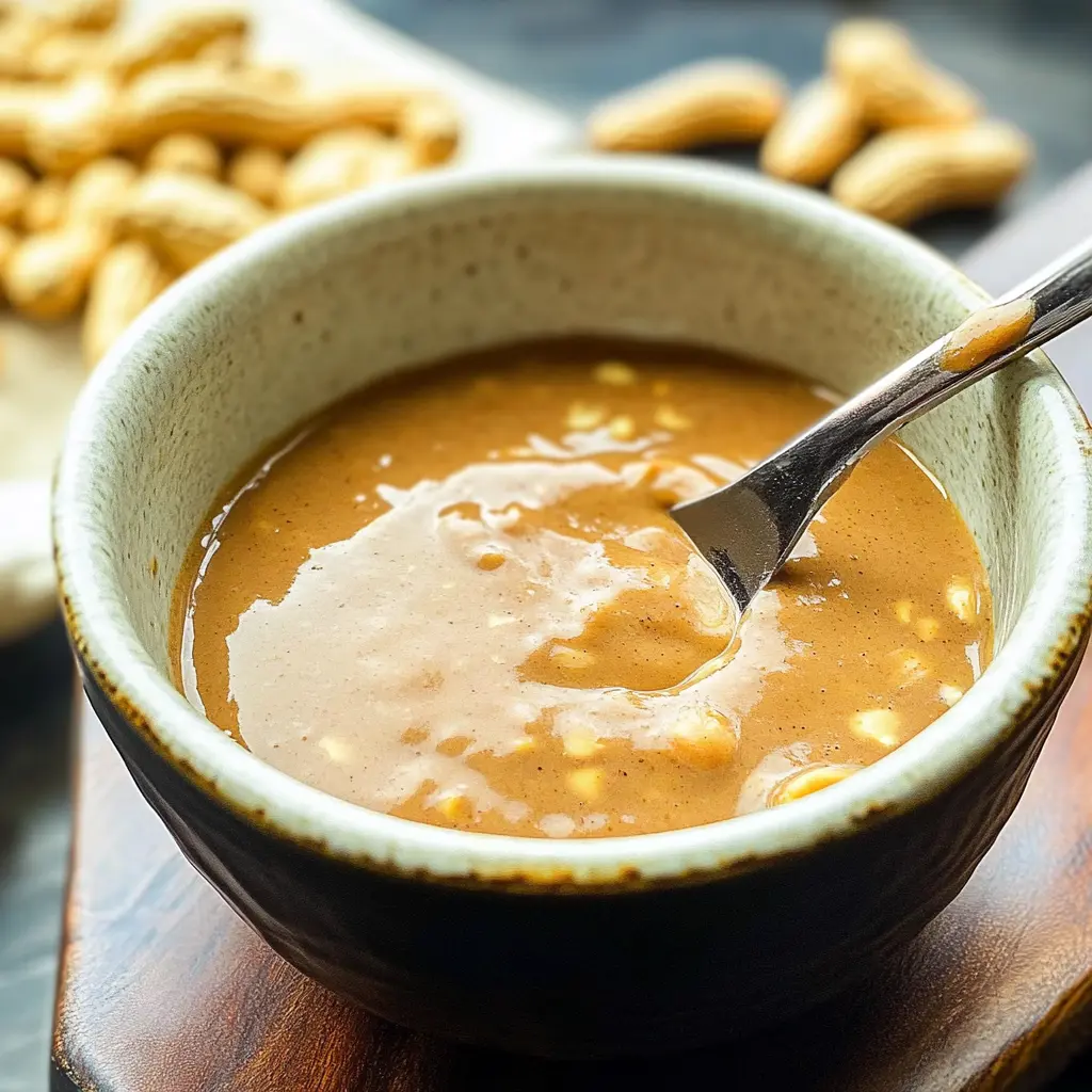 Whip up a quick and creamy peanut sauce that will elevate any dish! This easy recipe combines rich peanuts, soy sauce, and a hint of spice for a delightful flavor burst. Perfect for drizzling over vegetables, dipping spring rolls, or mixing with noodles. Save this recipe for your next family dinner or meal prep day!